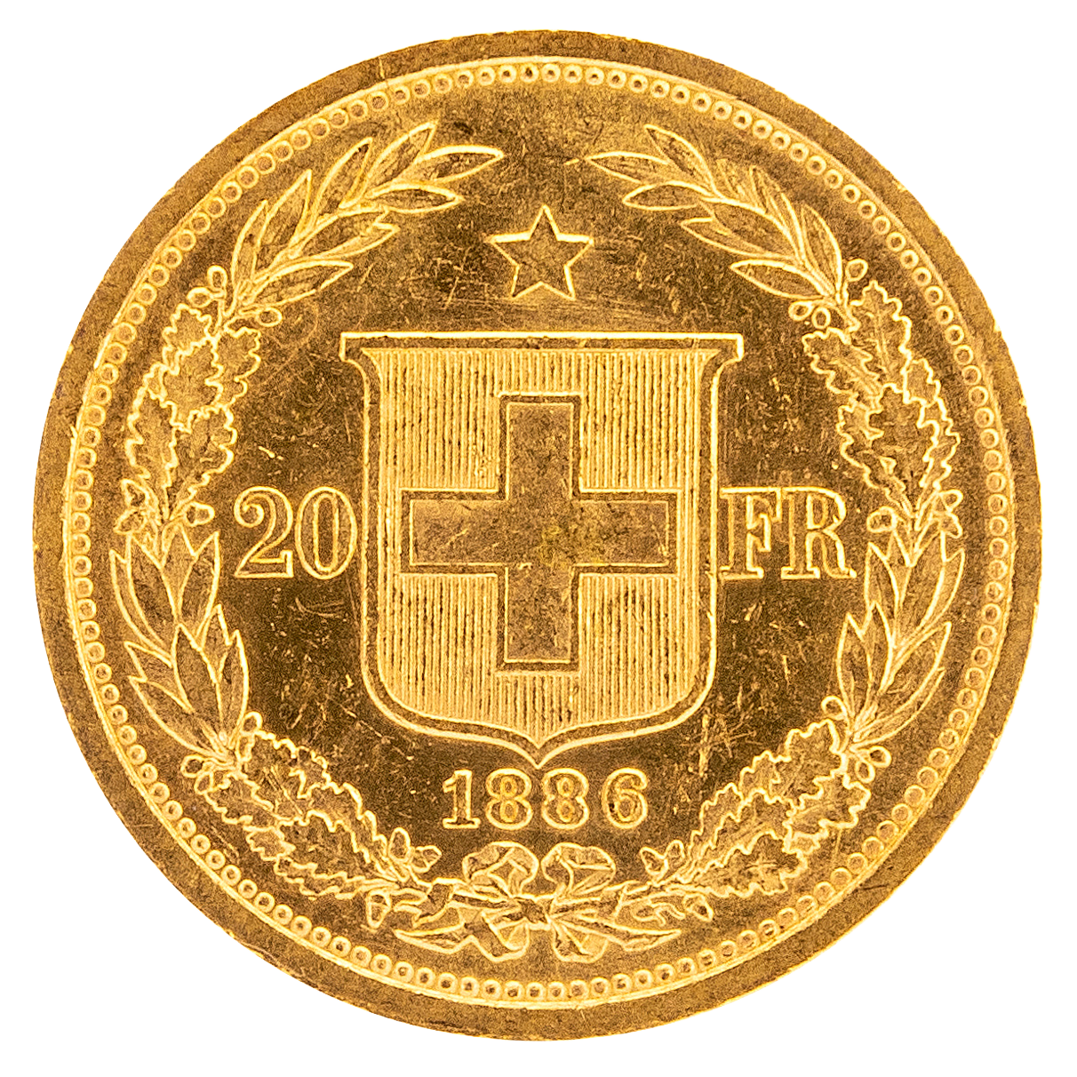 Goldmünze Helvetia 20 Fr